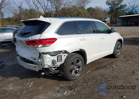 2018 Toyota Highlander Limited Platinum z USA, uszkodzony, nr VIN 5TDDZRFH1JS493517